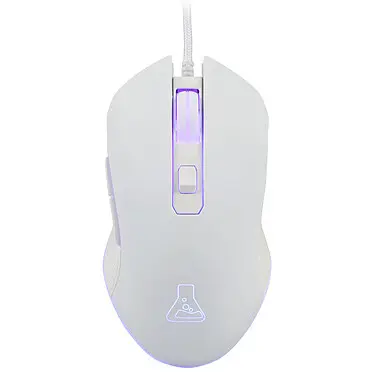 THE G-LAB KULT HELIUM-W – Souris Gaming Filaire RGB 6400 DPI | Blanc