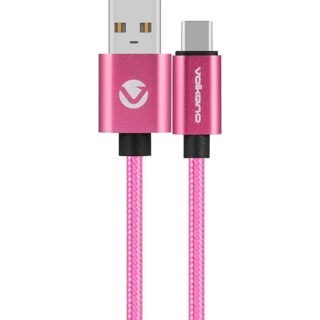 [VOL_VK_20061_PK_US] VOLKANO VK-20061-PKUS FASHION Series USB > USB-C 1,8m (Rose)