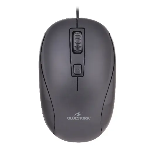 [BS_M_W_OFF10] BLUESTORK M-W-OFF10 – Souris Optique USB 1200 DPI | Noire | Simplicité & Efficacité